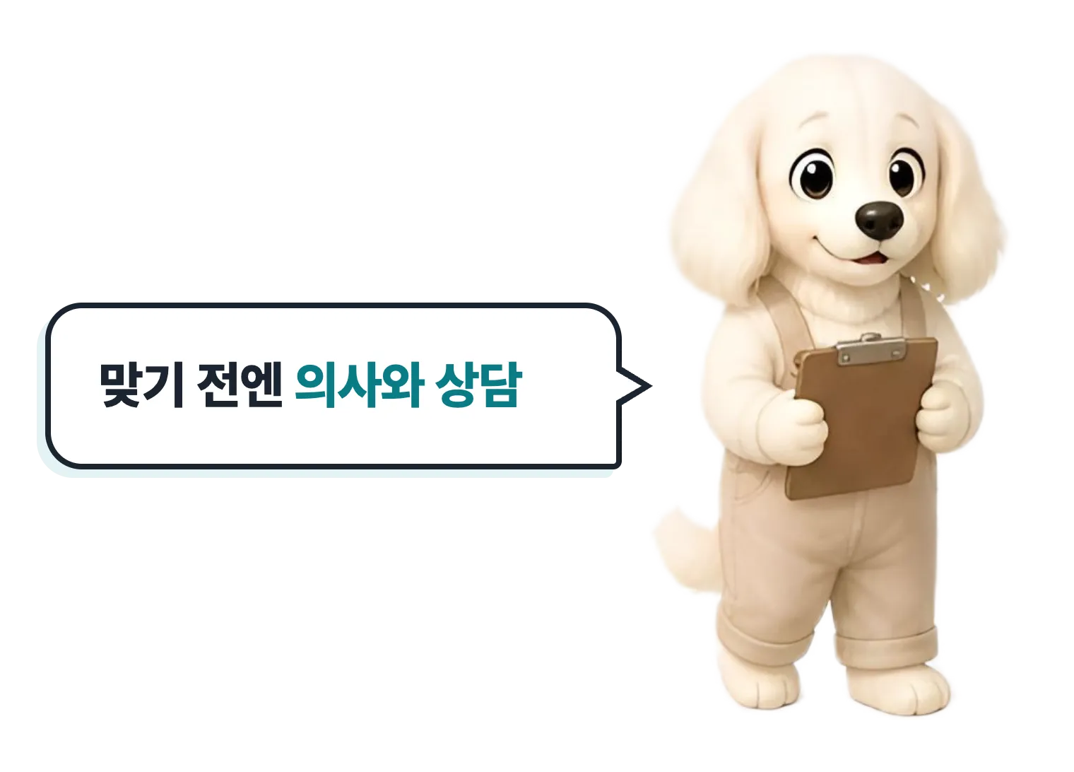 맞기 전엔 의사와 상담하자는 설기