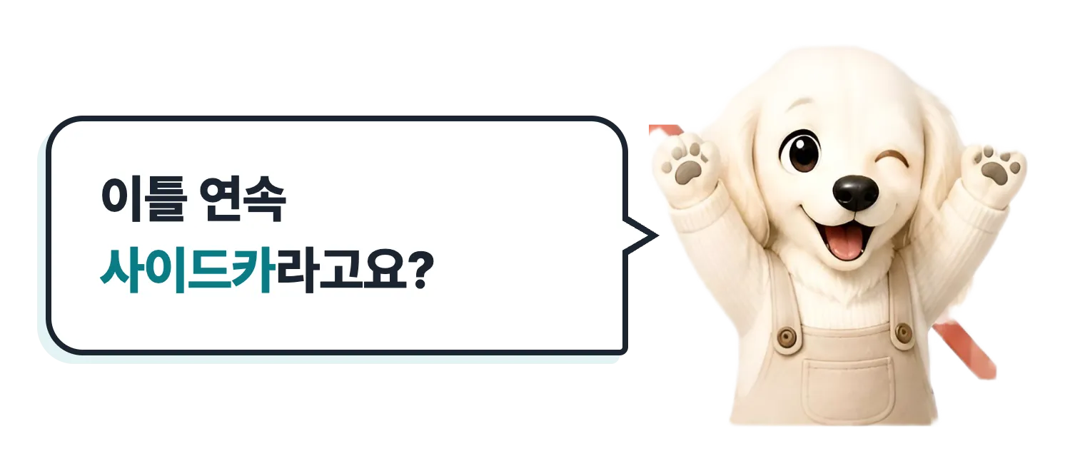 주가 오름 차트 든 설기: 이틀 연속 사이드카라고요?