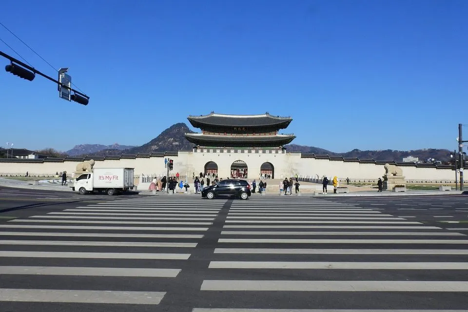 12월 광화문 앞 풍경